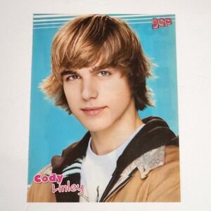 Cody Linley Headshot Pin-Up Poster Clipping 8x10.5 Vintage BOP Magazine Art